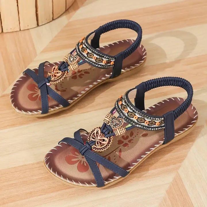 Colella | Elegant Rhinestone Butterfly Sandal