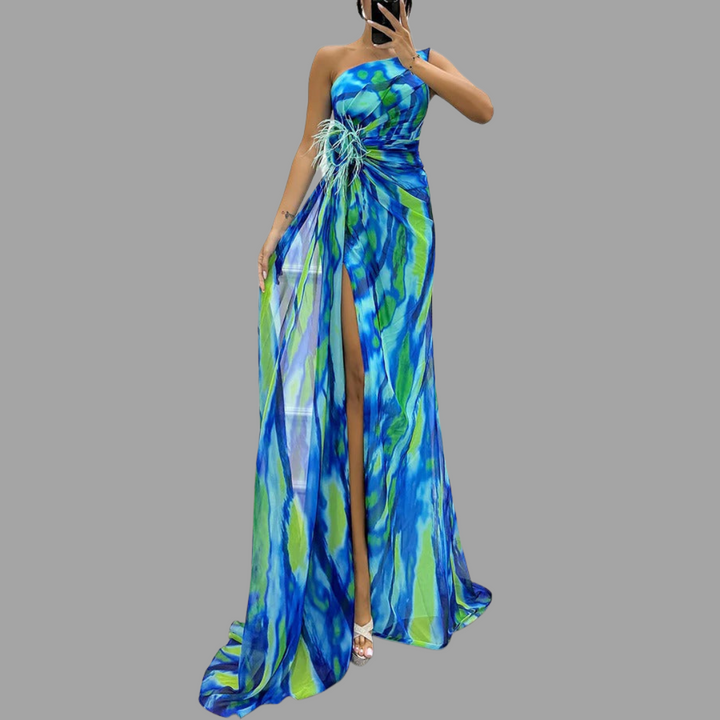 Claudina | Vibrant Maxi Dress for Special Occasions