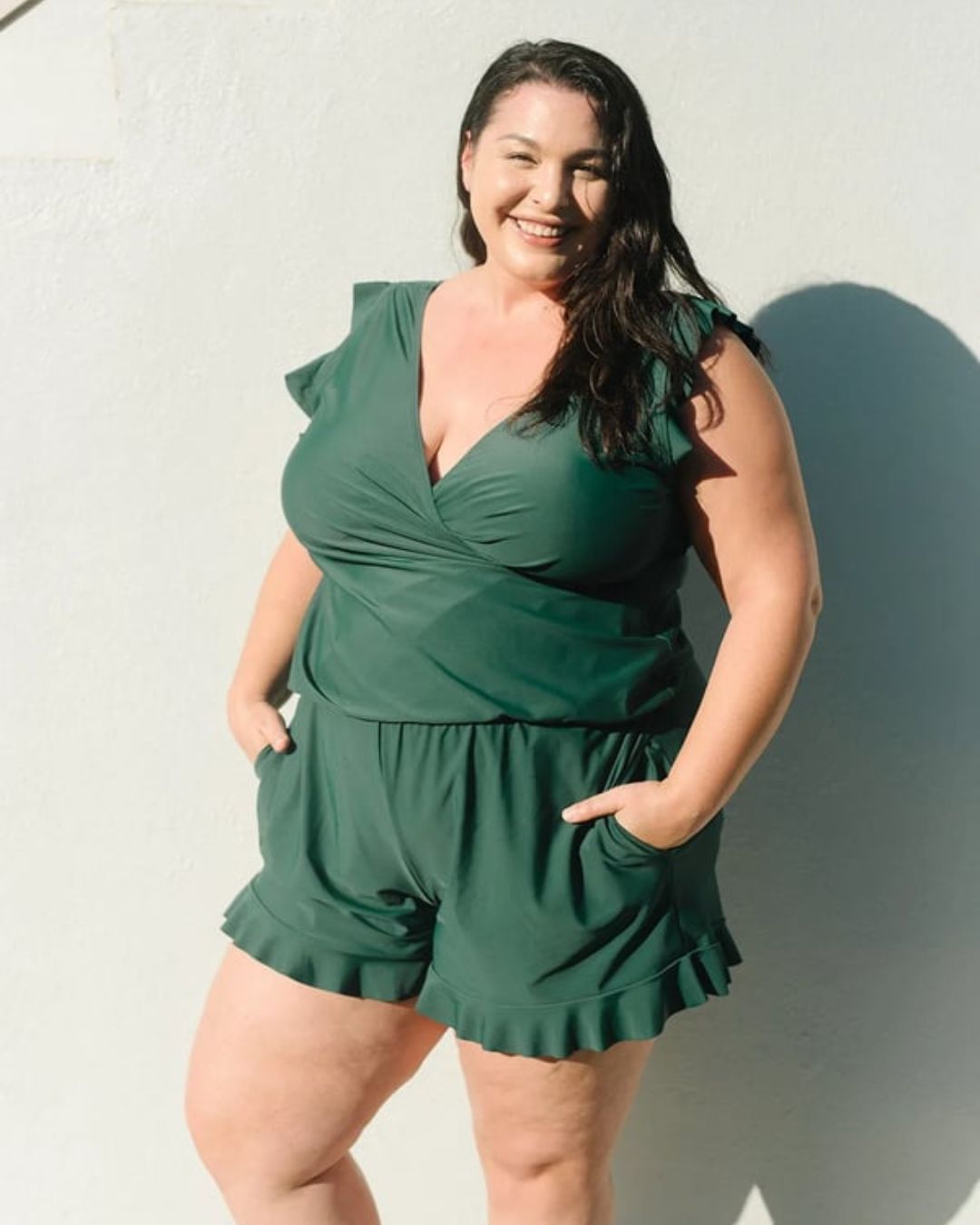 Tessa | Women's Swim Dress with Ruffles