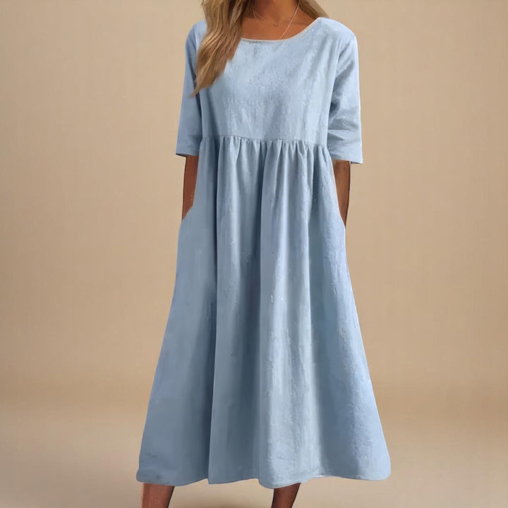 Milliena - Elegant Cotton Dress