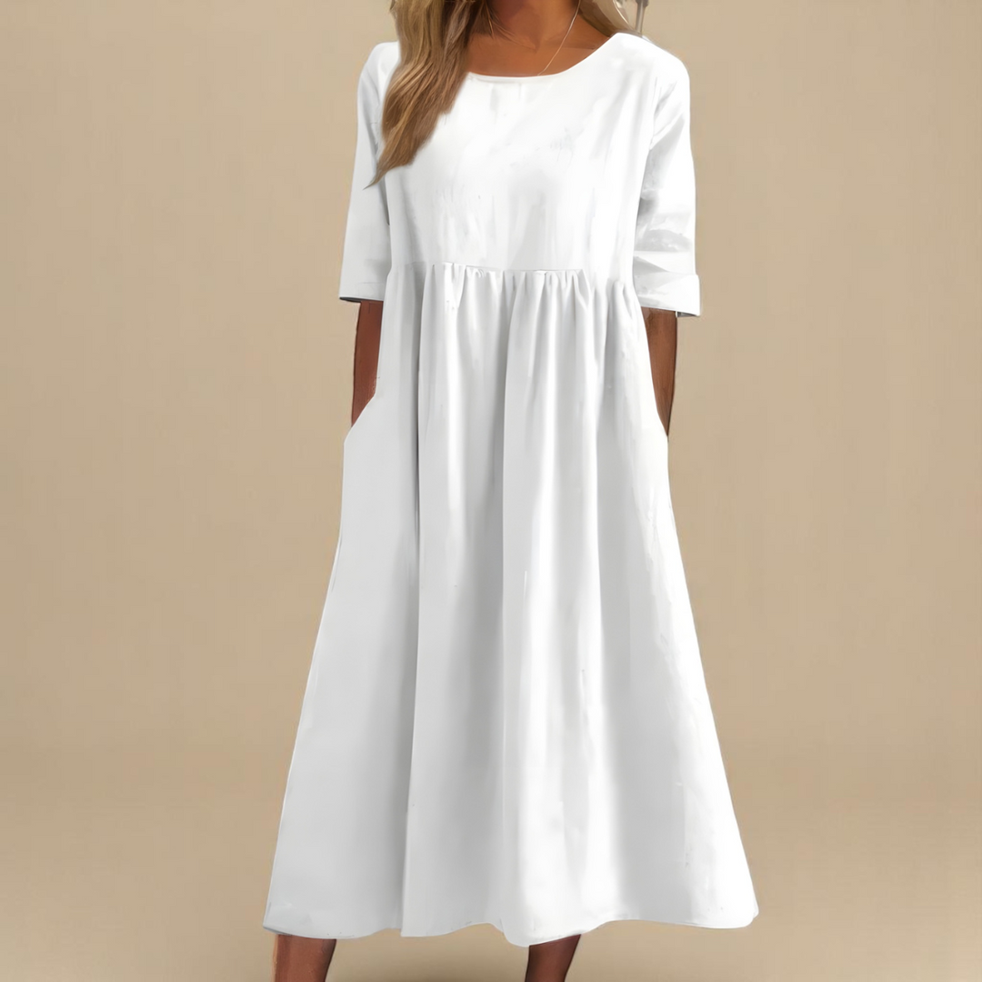 Milliena - Elegant Cotton Dress