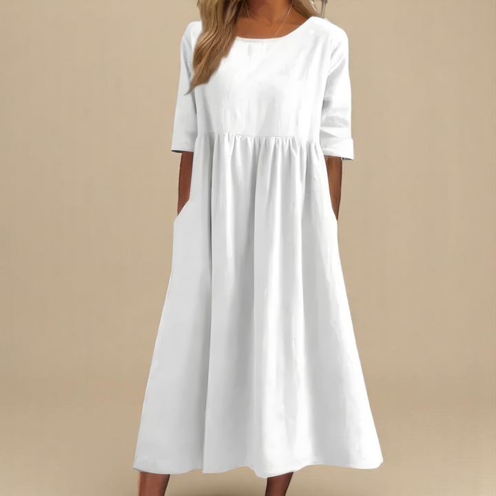 Milliena - Elegant Cotton Dress