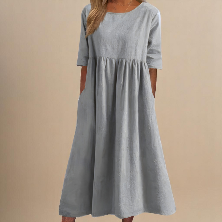 Milliena - Elegant Cotton Dress