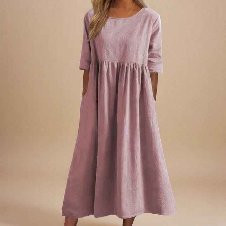 Milliena - Elegant Cotton Dress