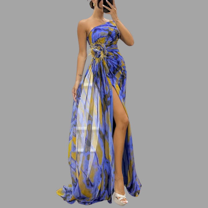 Claudina | Vibrant Maxi Dress for Special Occasions