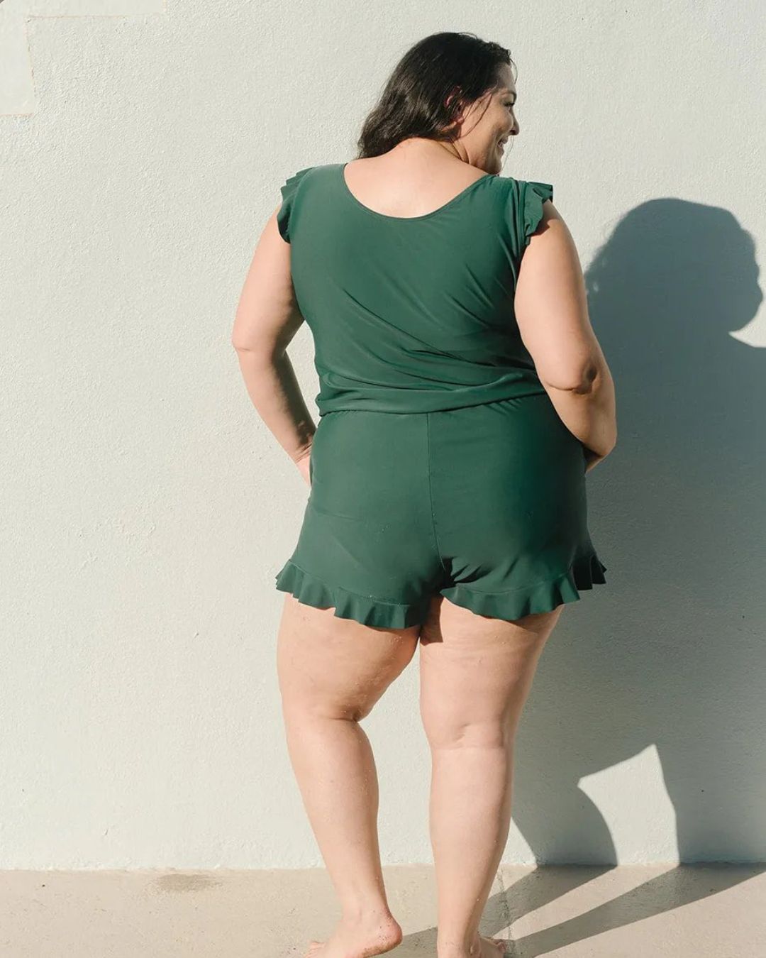 Tessa | Women's Swim Dress with Ruffles