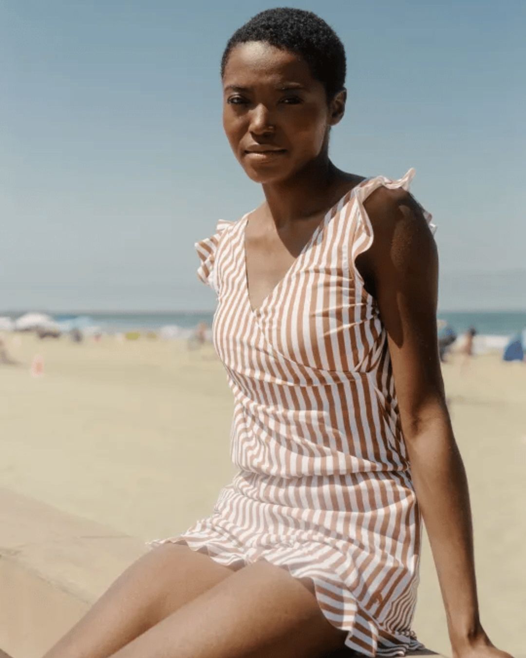 Tessa | Women's Swim Dress with Ruffles