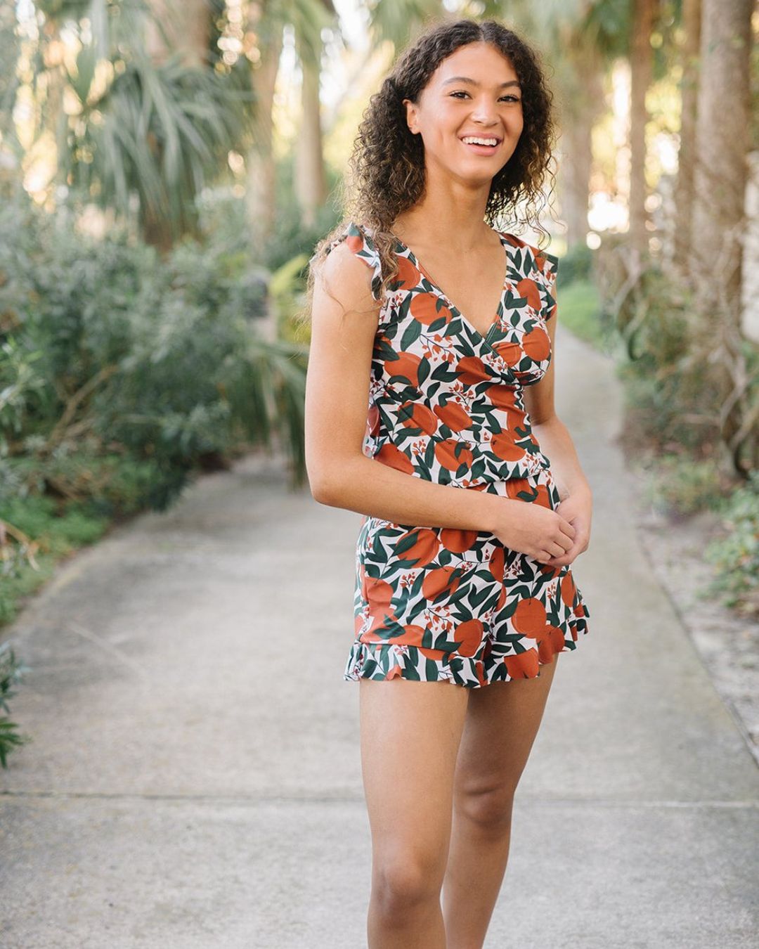 Tessa | Women's Swim Dress with Ruffles