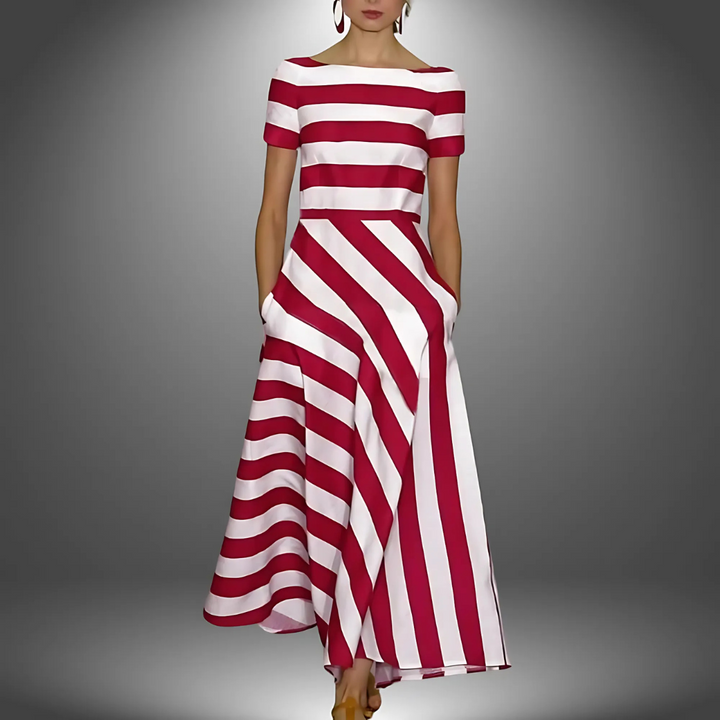 Alice – Lightweight and Airy Dress in Subtle Stripes