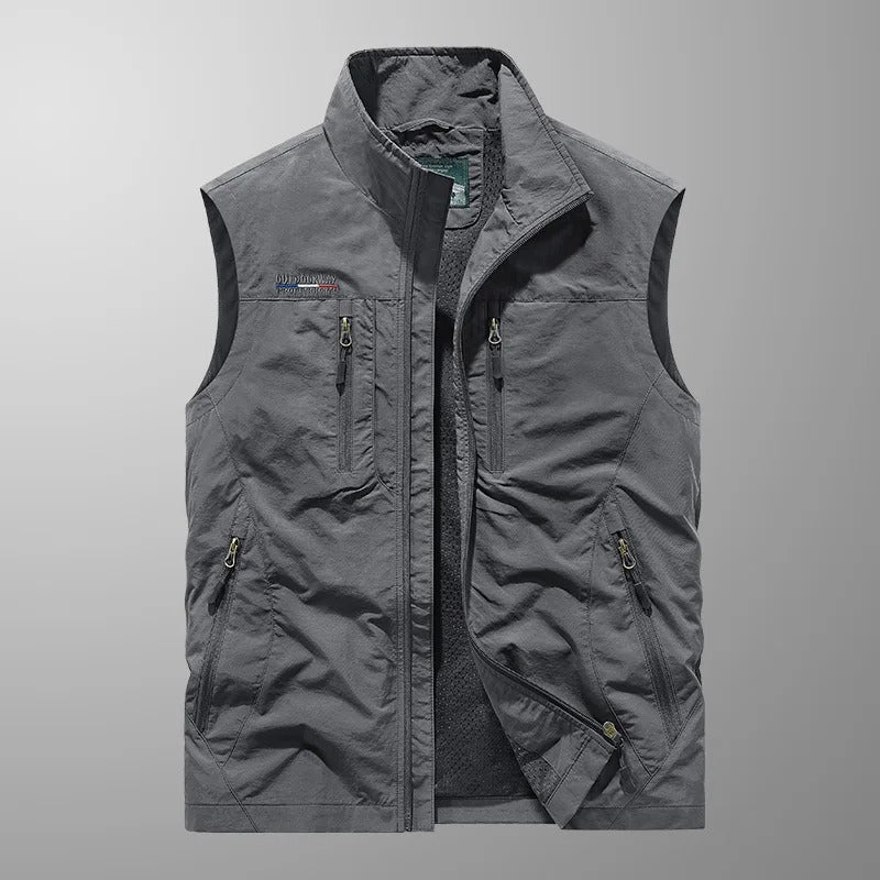 Kasper™ | Breathable Cargo Gilet with Multiple Pockets