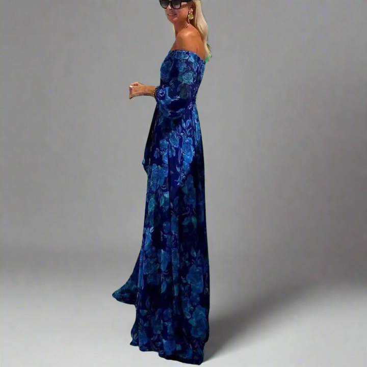 Elviera | Elegant Maxi Dress with Off-Shoulder