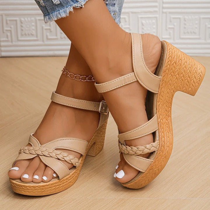 Michella | Stylish Sandals with Woven Straps