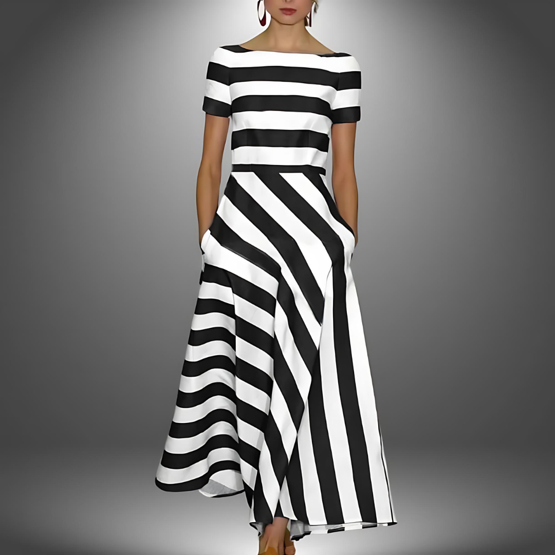 Alice – Lightweight and Airy Dress in Subtle Stripes