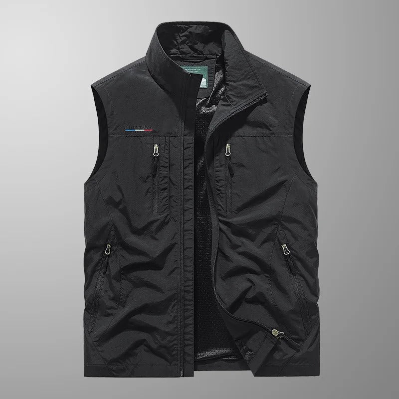 Kasper™ | Breathable Cargo Gilet with Multiple Pockets