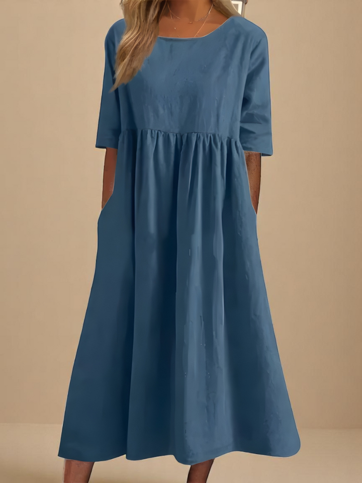 Milliena - Elegant Cotton Dress