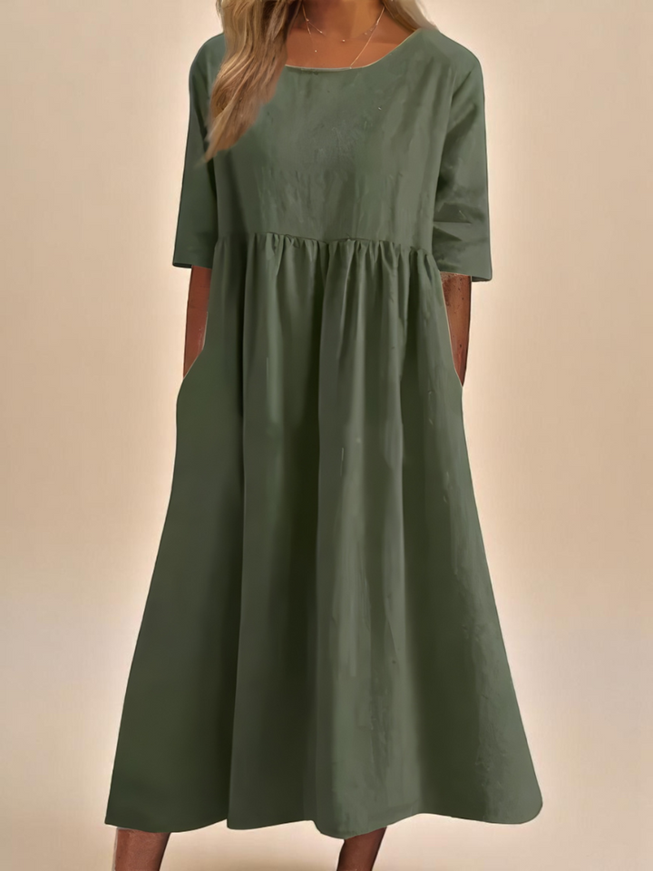 Milliena - Elegant Cotton Dress