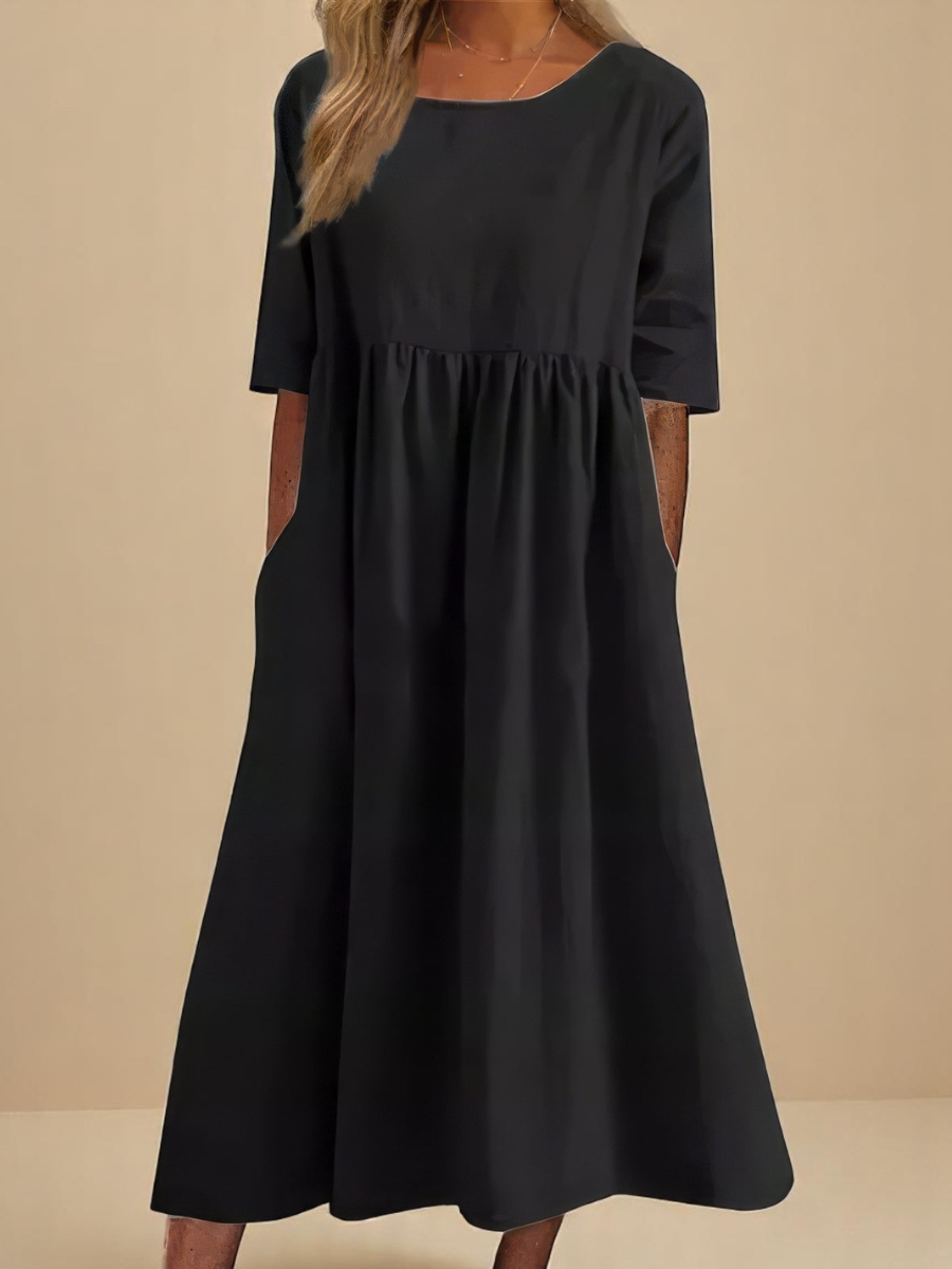 Milliena - Elegant Cotton Dress