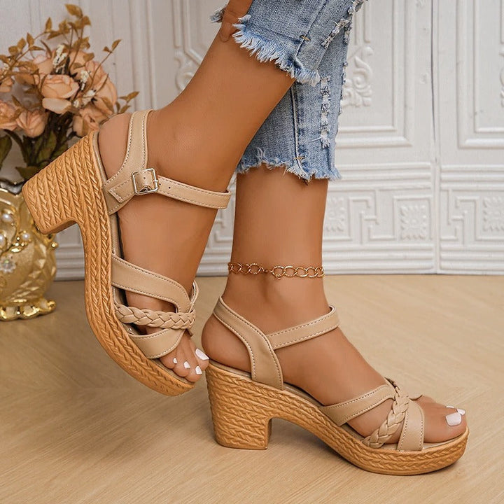 Michella | Stylish Sandals with Woven Straps