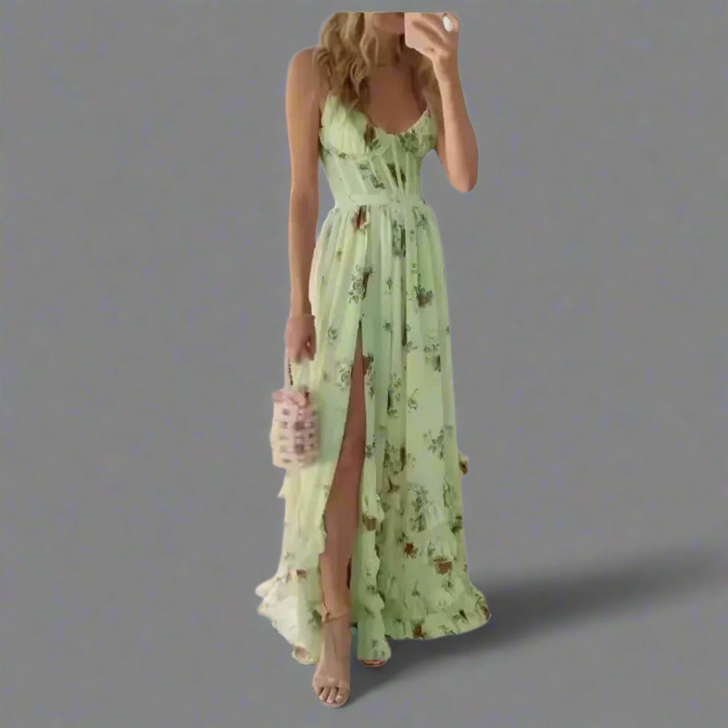 Mavilda | Elegant Floral Maxi Dress