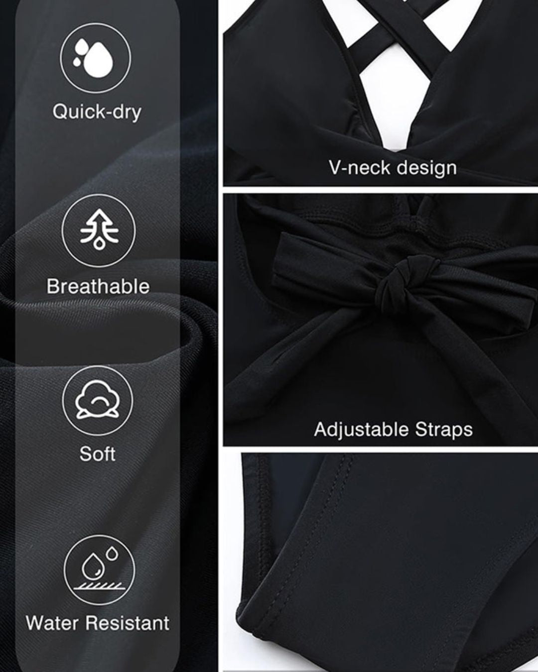 Yara | Swimsuit Dress with Elegant V-Neck