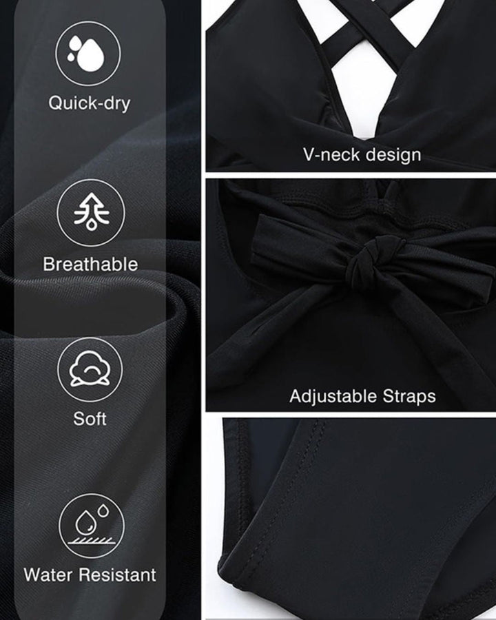 Yara | Swimsuit Dress with Elegant V-Neck