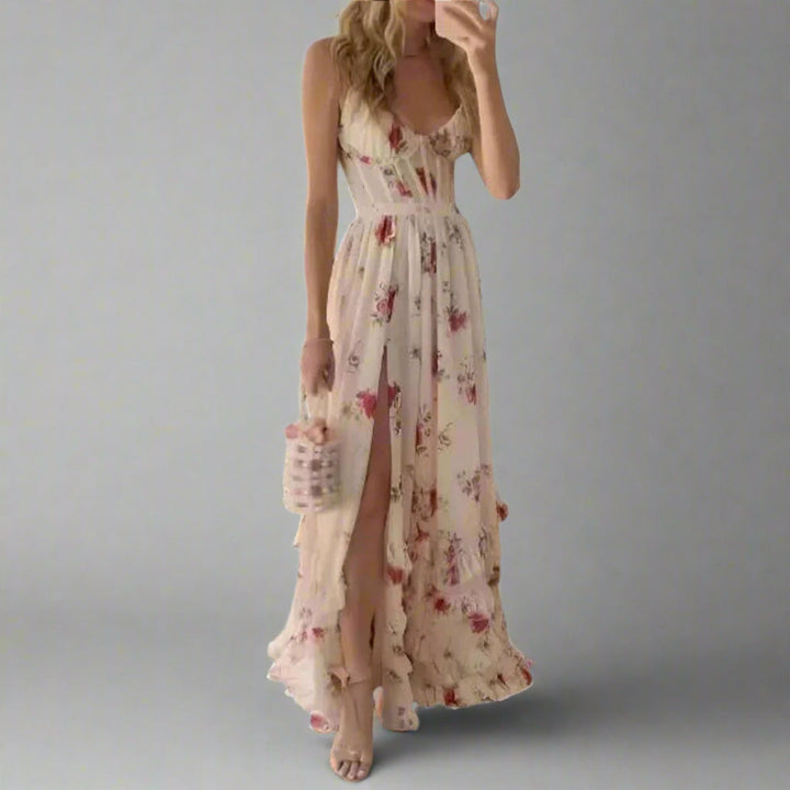 Mavilda | Elegant Floral Maxi Dress