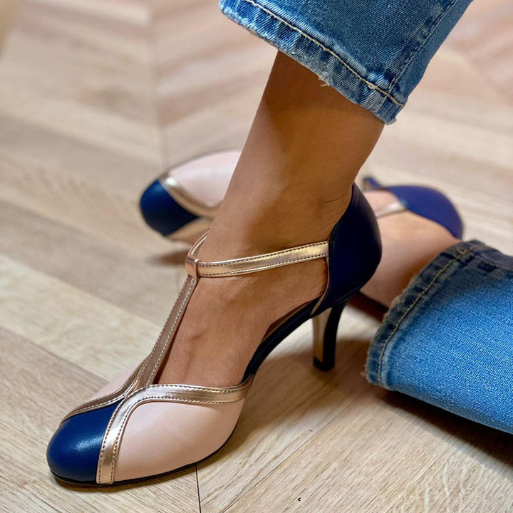 Laya™ | Shoes with Rounded Toe, T-Strap, Colourful and Comfortable