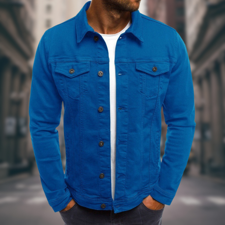 VERNANO | Denim Jacket with Sartorial Cut