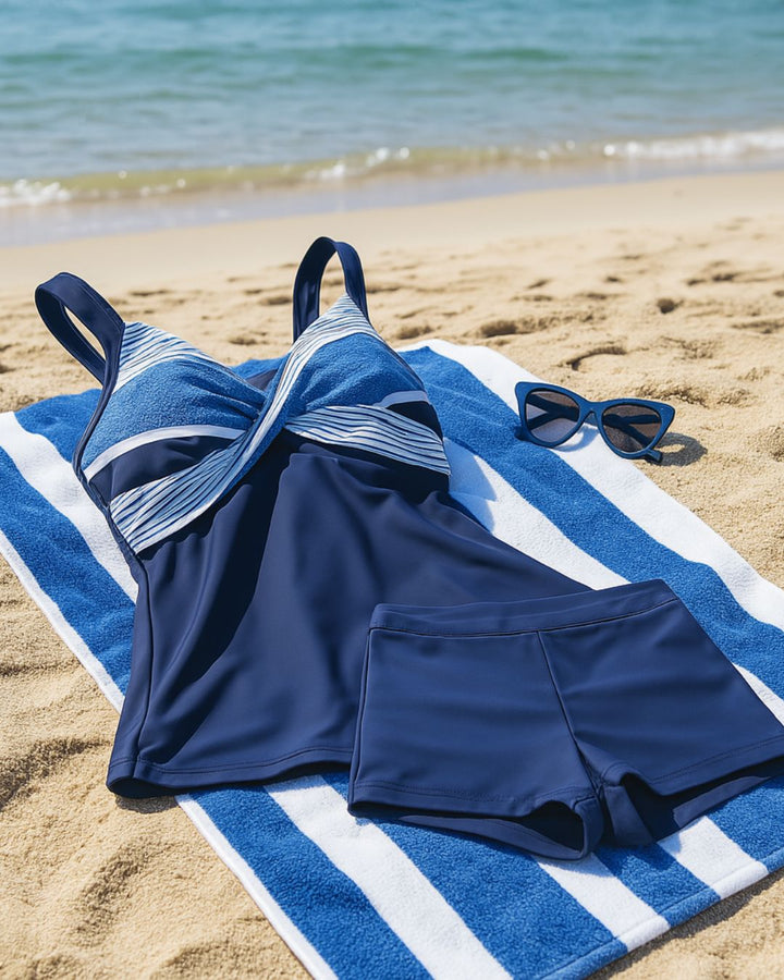 Milou | Elegant Swimsuit Dress with Matching Brief