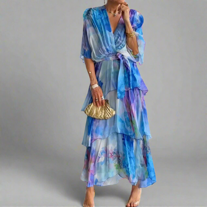 Lorelei | Elegant V-Neck Dress for Special Occasions