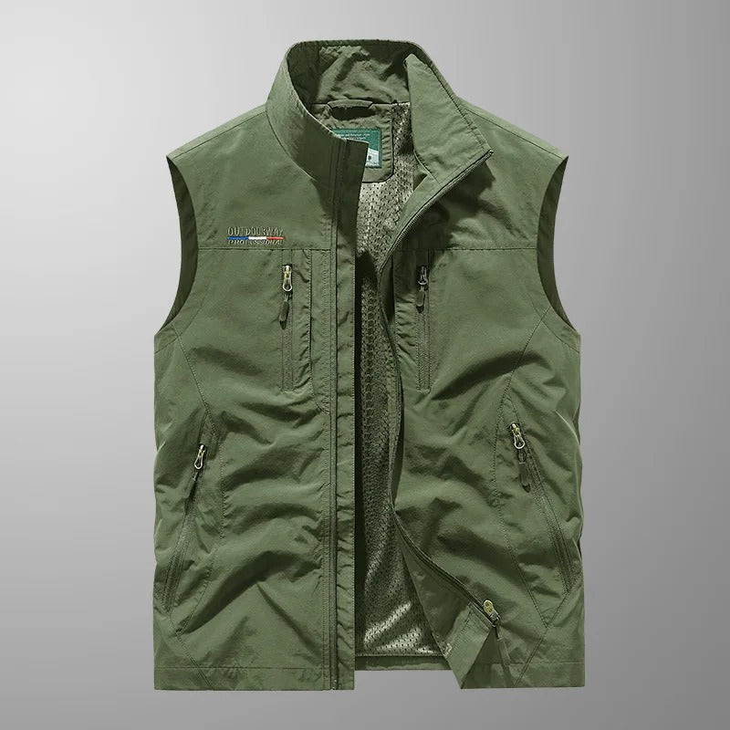 Kasper™ | Breathable Cargo Gilet with Multiple Pockets