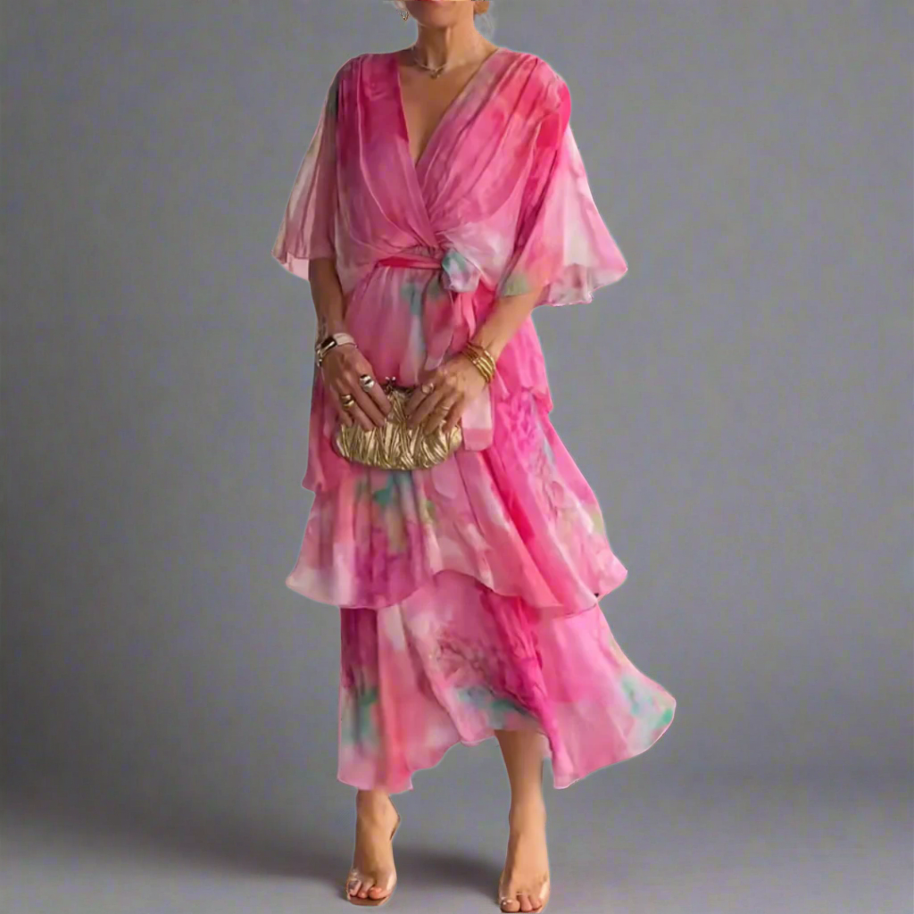 Lorelei | Elegant V-Neck Dress for Special Occasions