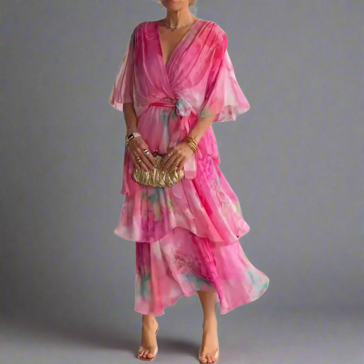 Lorelei | Elegant V-Neck Dress for Special Occasions