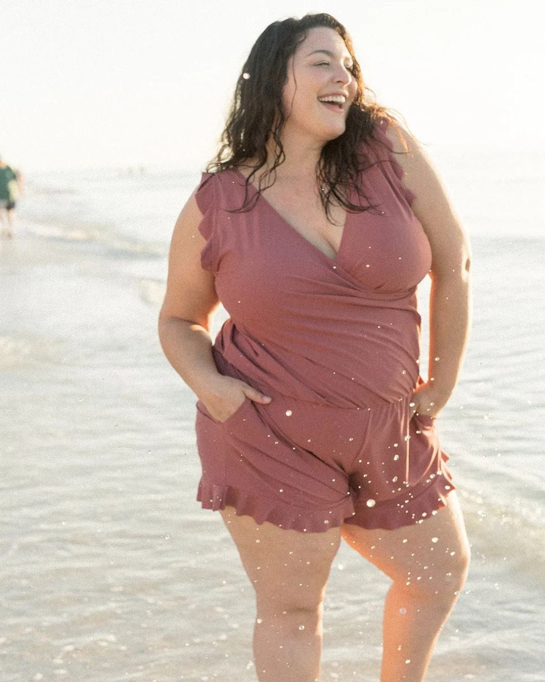 Tessa | Women's Swim Dress with Ruffles