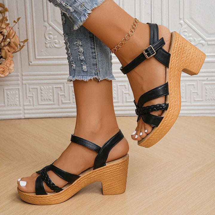 Michella | Stylish Sandals with Woven Straps