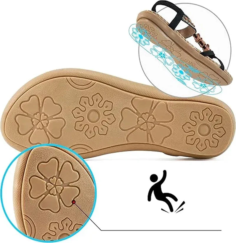 Colella | Elegant Rhinestone Butterfly Sandal