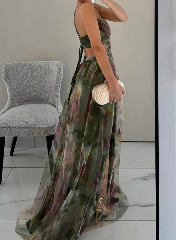 Giselle - Enchanting Maxi Dress with Floral Print