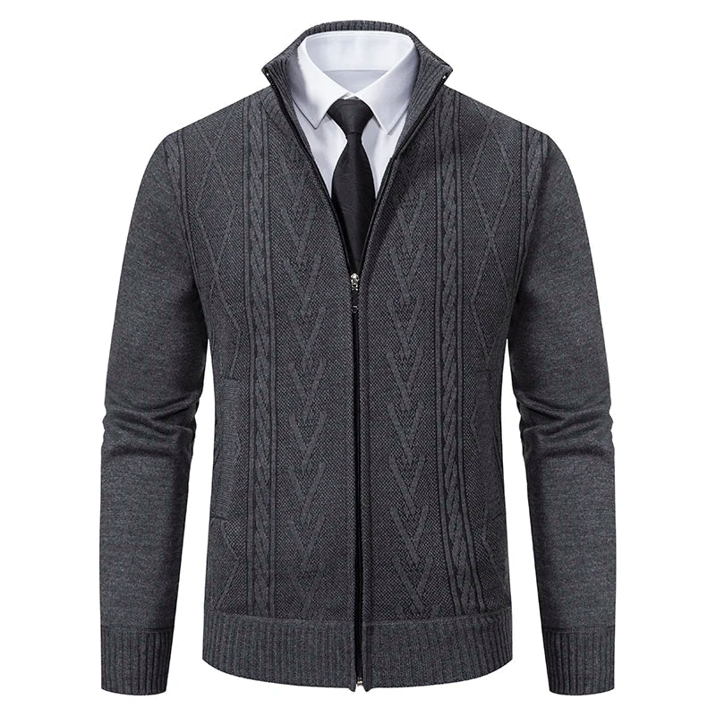 VALTREO | Warm Men's Cashmere Knit Jacket