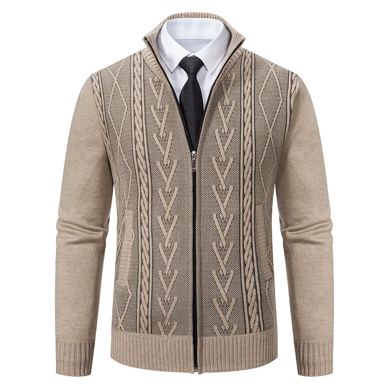 VALTREO | Warm Men's Cashmere Knit Jacket