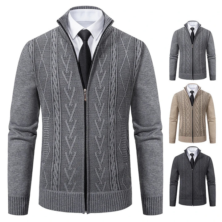 VALTREO | Warm Men's Cashmere Knit Jacket