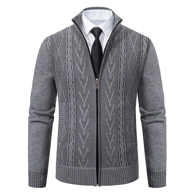 VALTREO | Warm Men's Cashmere Knit Jacket