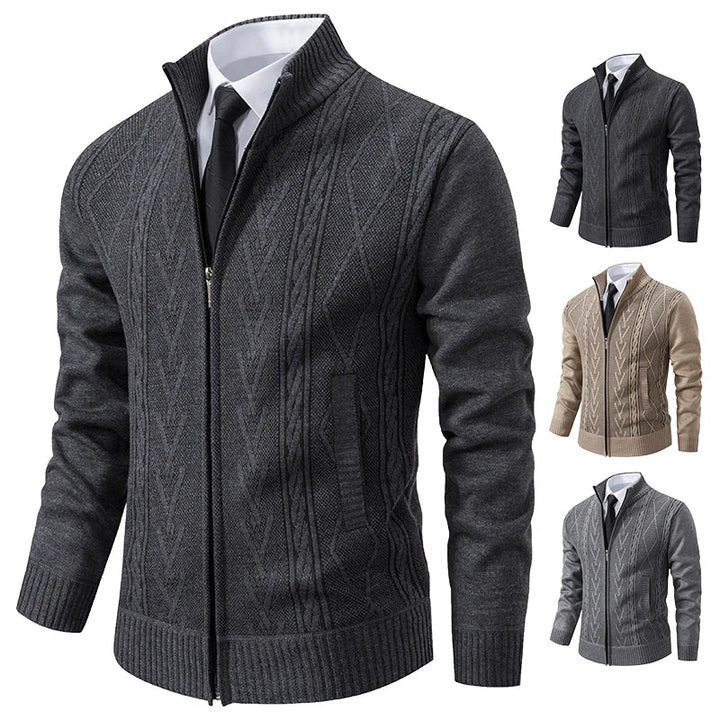 VALTREO | Warm Men's Cashmere Knit Jacket