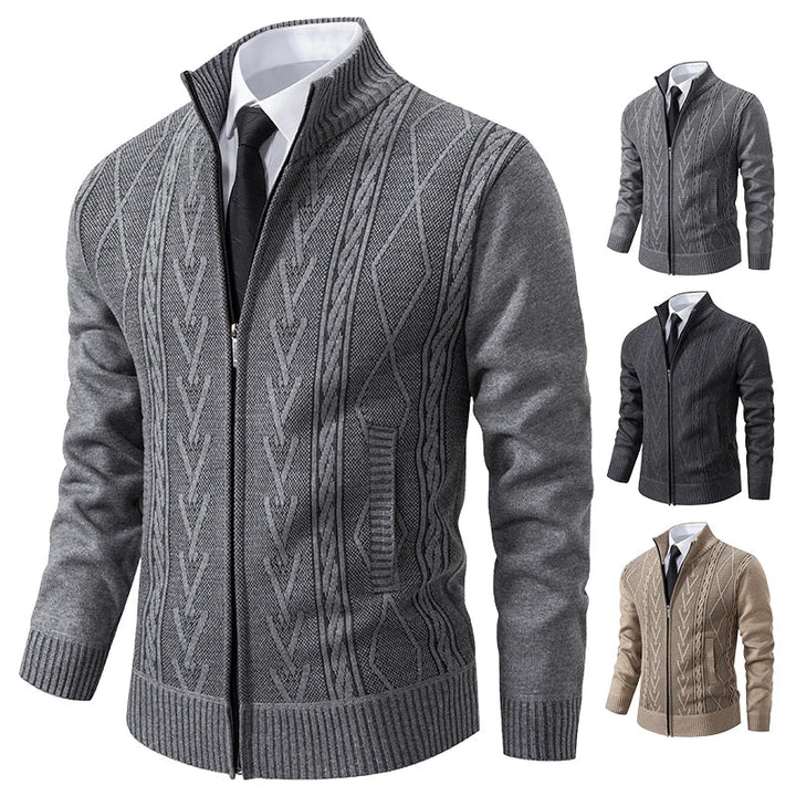 VALTREO | Warm Men's Cashmere Knit Jacket