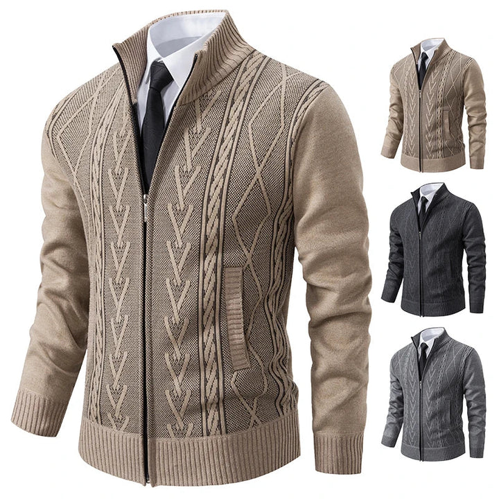 VALTREO | Warm Men's Cashmere Knit Jacket