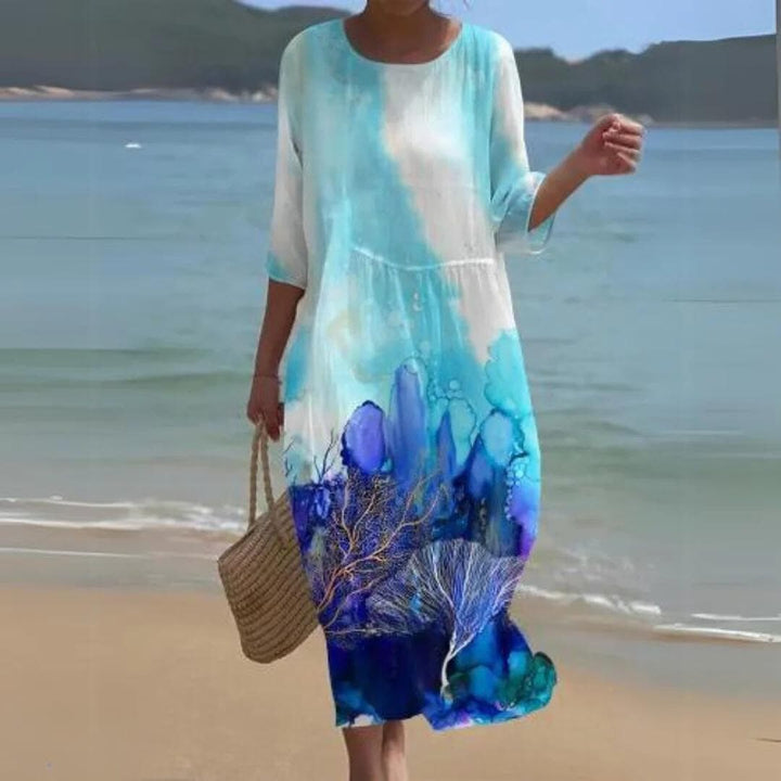 Simone - Elegant Floral Dress