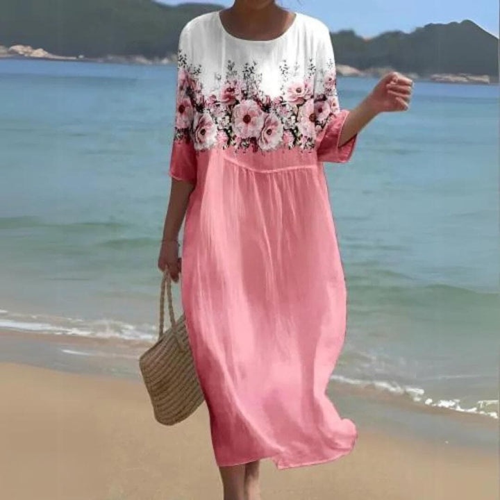 Simone - Elegant Floral Dress