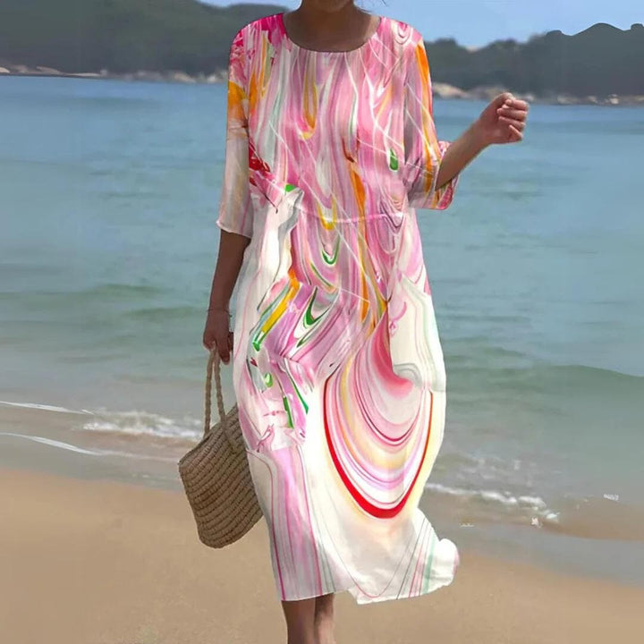 Simone - Elegant Floral Dress