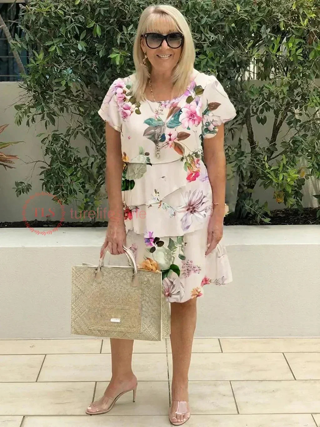 Nala – Floral Ruffle Dress