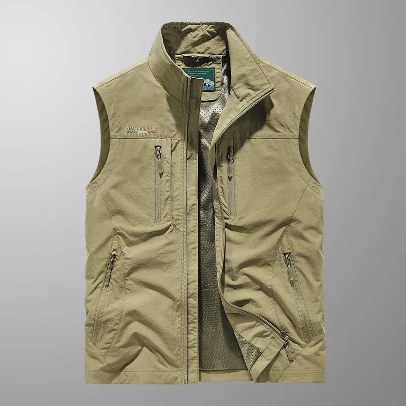 Kasper™ | Breathable Cargo Gilet with Multiple Pockets