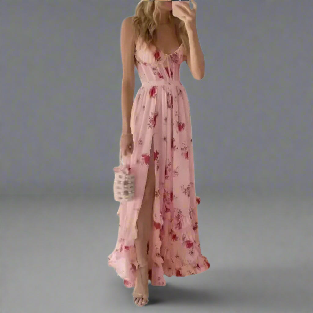 Mavilda | Elegant Floral Maxi Dress